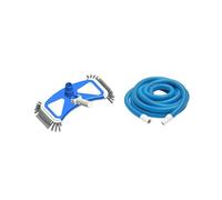 SPIDO - Destockage - Kit Entretien Piscine - Kit Nettoyage Piscine avec Épuisette, Brosse, Diffuseur Chlore, Thermomètre et Kit Aspiration Manuel (Kit Aspiration Manuel 5 m)