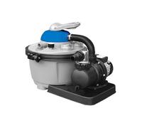 SPIDO - Groupe de Filtration Piscine Combo-6 - Pour Bassin 25 m³ - Média Filtrant Aqualoon Inclus - Filtration Fine 3 Microns