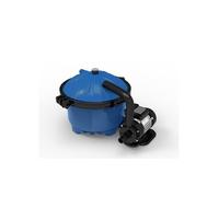 SPIDO - Groupe de Filtration Piscine Combo S-2 - Pour Bassin 12 m³ - Média Filtrant Aqualoon Inclus - Filtration Fine 3 Microns