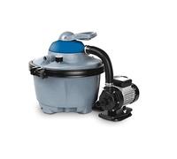 SPIDO - Groupe de Filtration Piscine Spid’O POOL Combo-4-200 W - Débit 4 m³/h - Cuve 25 L - Pour Bassin 15 m³ - Média Filtrant Aqualoon Inclus