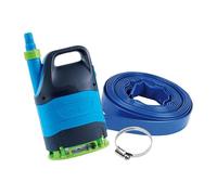 Spid'O - Kit Évacuation CDW-400-400 W - Débit 7000 L/h - Immersion 5 m - Tuyau 10 m - Raccord M40/49