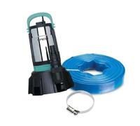 Spid'O - Kit Évacuation Eaux Chargées ECA 550-550 W - Débit 15 m³/h - Immersion 8 m - Tuyau 10 m - Raccord F40/49