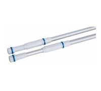 SPIDO - Manche télescopique Piscine Aluminium 3 x 1,20 m - Manche Extensible léger pour épuisette, Balai et Brosse de Piscine