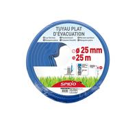 SPIDO - Tuyau plat d'évacuation 25M - Diamètre 25MM