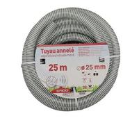 SPIDO Tuyau PVC Renforcé - Tuyau Spiralé Flexible - 25 m - Ø 25 mm