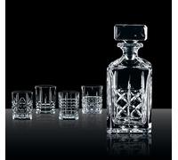 Spiegelau & Nachtmann 0098196-0 Highland Lot de 5 pièces à Whisky, Dont Une Carafe et 4 Verres