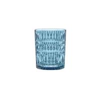 Spiegelau & Nachtmann, Lot de 2 verres à whisky en cristal 304 ml Bleu vintage ethnique 105389