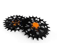 Spike4You Crampons compatibles avec les roues Stihl RMI 422, 522 et Viking MI 422 en acier inoxydable pour tondeuse robotisée, amélioration de la traction