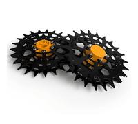 Spikes pour Worx Landroid M600 M800 L1300 - 3 mm acier au carbone - Roues motrices pour une traction et une adhérence maximales