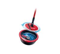Vileda - Balai Serpillière Spin & Clean - Balai avec Seau Essoreur Compact Innonvant - Housse en Microfibre pour Laveur de Sol Performant - Nettoyeur Sol Toujours Propre - Coins et Plinthes