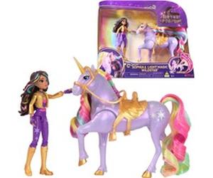 Spin Master Sophia Et Wildstar Magic Light Unicorn Academy, Figurine