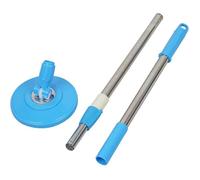 Spin Mop Pole Handle Rotating Mop Télescopique Remplacement Poignée Mop Accessoires, Bleu