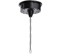 Spinner à boule disco, moteur à boule disco avec chaîne lumineuse suspendue, interrupteur marche/arrêt, rotatif LED, alimenté par batterie, activé par le son, pour salle de danse, club, KTV, fête
