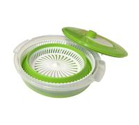 Spintastic Essoreuse à salade portable pliable et déshydrateur manuel | Séchoir à salade de légumes pour le lavage, le nettoyage, l'égouttement, le séchage, les baies, les raisins