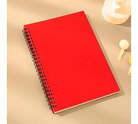 Spiral Notebook(3In×5In), 60 Sheets Pocket Lined Notebooks with Hard Cover, Memo Notepad for Home Office School Business, Mini Portable Journal for Writing Drawing Note Taking, Red