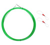 Spirale de câble de 20 mètres, 4,5 mm, avec guides en spirale, de couleur verte