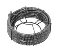 Spirale de nettoyage de tuyaux, diamètre 16 mm, 10 m, déboucheur de canalisation, spirale avec support de rangement, nettoyeur de tuyaux, spirale pour le nettoyage des canalisations