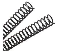 Spirales Métalliques Pour Reliure - Dhp - Lot De 100 - 22 Mm - Noir - 5:1 - 190 Feuilles Max