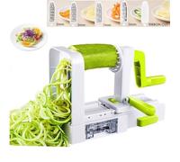 Spiralizer 5 Lames Coupe-légumes, Pliable Trancheuse Spirale, Courgettes Nouilles et Légumes Pâtes et Spaghetti Maker-keeper