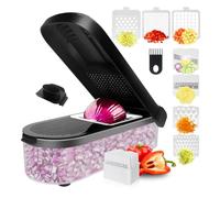 Spiralizer Coupe-légumes avec base antidérapante, multifonction | Accessoires de cuisine pour tomates, poivrons, concombres, oignons, courgettes, carottes, pommes de terre