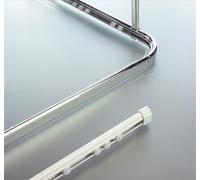 Spirella barre de rideau de douche rail de rideau de douche Suprise 90x90 blanc
