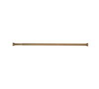 Spirella, Barre tringle pour rideau de douche ou baignoire extensible sans perçage en Alu, Modèle KRETA, Résistant aux rayures, Fixation télescopique extensible à volonté, 75-125 cm, Or