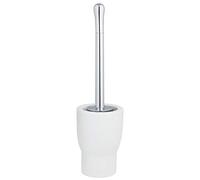 Spirella, Brosse pour Toilettes en Porcelaine à Relief Élégant, Design Moderne et Pratique, Idéale pour Salle de Bain, Facile à Nettoyer, Taille Standard, Blanc