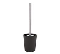 Spirella Brosse WC à Poser Porte-Balai Toilette Pot à Balai „Takeo“ Eco Friendly Fibres Naturelles Bambou Anthracite/Gris foncé