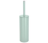 Spirella - Brosse WC avec Support Acier - Akira - tête Interchangeable et d'un Pot en Acier Solide - avec Récipient hygiénique - Brosse Toilette fermée - à Poser - Vert Ice Mat - 40 x 9.5 x 9.5 cm