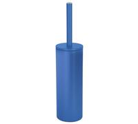 Spirella - Brosse WC avec Support Acier - Modèle Akira - tête Interchangeable et d'un Pot en Acier Solide - avec Récipient hygiénique - Brosse Toilette fermée - à Poser - Bleu Roi - 40 x 9.5 x 9.5 cm