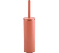 Spirella, Brosse WC avec Support Acier, Modèle Akira, tête Interchangeable et d'un Pot en Acier Solide, avec Récipient hygiénique, Brosse Toilette fermée, à Poser, Terre Cuite, Rouge