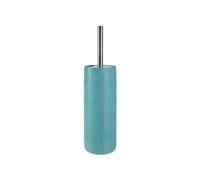 Spirella Brosse WC avec Support Céramique Tube Ribbed Bleu Turquoise