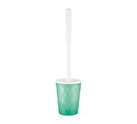 Spirella - Brosse WC avec Support de Séchage en Polypropylène PP Pool Frosty Seabreeze - Balai Brosse WC de Nettoyage Efficace - 11 x 11 x 44 cm - Vert