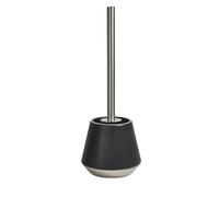 Spirella - Brosse WC Joshua, en Grès 13,5 x 38,5 cm, Permet Un Nettoyage Efficace, Design Moderne et Finitions élégantes, Facile à Nettoyer, Solide et fiable, Argent Mat