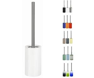 Spirella - Brosse WC Porte-Balai Toilette Pot à Balai Modèle Tube - Permet Un Nettoyage Efficace - Design Moderne et Finitions élégantes - Facile à Nettoyer - Solide et fiable - Blanc