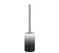 Brosse à WC Spirella "Tube" Brosse à WC Garniture de WC en porcelaine blanche/noire