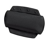 Spirella - Coussin de Baignoire en PVC Alaska - Appui-Tête Ergonomique avec Ventouses pour Un Maintien Optimal - Coussin de Bain Confortable et Étanche - Noir - 32 x 23 cm
