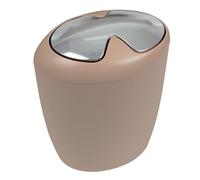 Spirella seau à cosmétique "Etna" avec couvercle basculant 7 litres (h x l x p :): 30 x 25 x 18 cm Bahama Beige