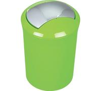 Spirella Design Poubelle Push Sydney Salle de Bains 5 litres à Couvercle pivotant Poubelle à cosmétiques Récipient à ordures Vert