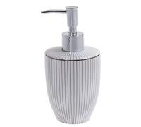 Spirella Distributeur de Savon Céramique Ligne Blanc