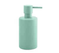 Spirella Distributeur de Savon Tube - avec Pompe en Acier Inoxydable - Distributeur de Savon Liquide - Porcelaine - 300 ML - Durable et Robuste - Vert Mat