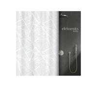 Spirella Elements by Rideau de Douche Polyester Fores 180x180cm Blanc