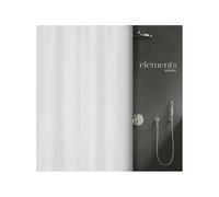 Spirella Elements by Rideau de Douche Polyester Mera 180x200cm Blanc
