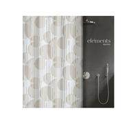 Spirella Elements by Rideau de Douche Polyester RAIO 180x180cm Beige