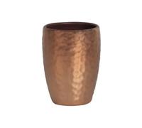 Spirella, Gobelet en céramique au Design élégant, Finition hammeré cuivré, idéal pour la Maison ou Le Bureau, Parfait pour Vos Boissons Chaudes ou Froides - Taille : Standard, Couleur : Cuivré