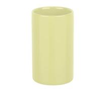 Spirella Gobelet Céramique Tube Jaune Clair