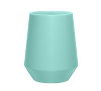 Spirella - Gobelet Joshua Aqua en Céramique 300 ML, Élégant et Pratique pour Votre Salle de Bain, Design Moderne, Idéal pour Un Usage Quotidien, 9x9x11,5 cm