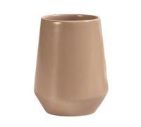 Spirella - Gobelet Joshua Cappuccino en Céramique 300 ML, Élégant et Pratique pour Votre Salle de Bain, Design Moderne, Idéal pour Un Usage Quotidien, 9x9x11.5 cm, Grès