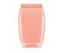 SPIRELLA Gobelet salle de bain Freddo - 10,5 x 7 x 7cm - Rose saumon