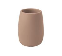 Spirella - Gobelet Sven Basil en Polyrésine - Accessoire Pratique et Esthétique pour Votre Salle de Bain - Facile à Nettoyer et particulièrement résistant à l'humidité - Cappucino - 260 ML